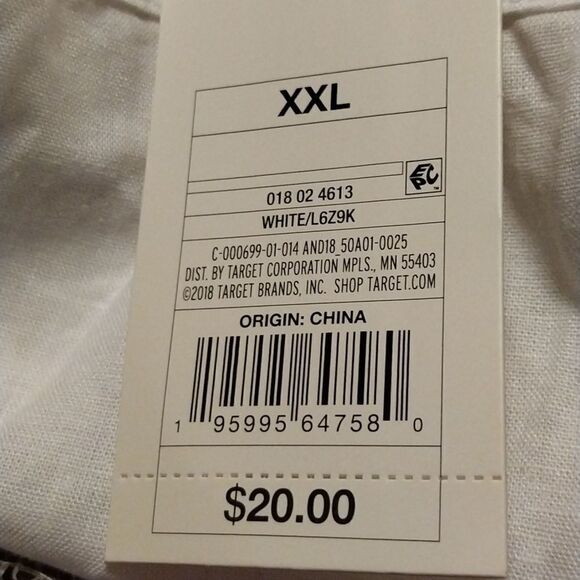 NWT A New Day Women white Tie Front Tank Top Size XXL - Picture 10 of 13